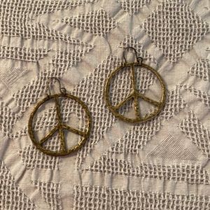 Peace earrings